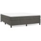 vidaXL Boxspringbett Dunkelgrau 160x200 cm Samt vidaXL Boxspringbett Dunkelgrau 160x200 cm Samt