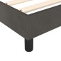 vidaXL Boxspringbett Dunkelgrau 160x200 cm Samt vidaXL Boxspringbett Dunkelgrau 160x200 cm Samt