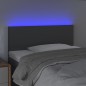 vidaXL LED Kopfteil Dunkelgrau 90x5x78/88 cm Stoff vidaXL LED Kopfteil Dunkelgrau 90x5x78/88 cm Stoff