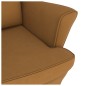 vidaXL Schaukelsessel und Hocker mit Holzbeinen Braun Samt vidaXL Schaukelsessel und Hocker mit Holzbeinen Braun Samt
