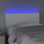 vidaXL LED Kopfteil Weiß 100x5x78/88 cm Kunstleder vidaXL LED Kopfteil Weiß 100x5x78/88 cm Kunstleder