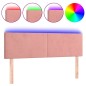 vidaXL LED Kopfteil Rosa 144x5x78/88 cm Samt vidaXL LED Kopfteil Rosa 144x5x78/88 cm Samt