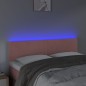 vidaXL LED Kopfteil Rosa 144x5x78/88 cm Samt vidaXL LED Kopfteil Rosa 144x5x78/88 cm Samt