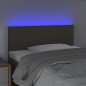 vidaXL LED Kopfteil Taupe 100x5x78/88 cm Stoff vidaXL LED Kopfteil Taupe 100x5x78/88 cm Stoff