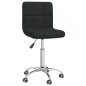 Esszimmerstühle 2 Stk. Drehbar Schwarz Stoff Esszimmerstühle 2 Stk. Drehbar Schwarz Stoff
