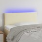 vidaXL LED Kopfteil Creme 80x5x78/88 cm Kunstleder vidaXL LED Kopfteil Creme 80x5x78/88 cm Kunstleder