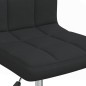 Esszimmerstühle 2 Stk. Drehbar Schwarz Stoff Esszimmerstühle 2 Stk. Drehbar Schwarz Stoff