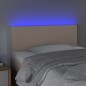 vidaXL LED Kopfteil Cappuccino-Braun 100x5x78/88 cm Kunstleder vidaXL LED Kopfteil Cappuccino-Braun 100x5x78/88 cm Kunstleder