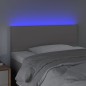 vidaXL LED Kopfteil Grau 100x5x78/88 cm Kunstleder vidaXL LED Kopfteil Grau 100x5x78/88 cm Kunstleder