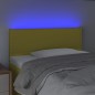 vidaXL LED Kopfteil Grün 100x5x78/88 cm Stoff vidaXL LED Kopfteil Grün 100x5x78/88 cm Stoff