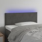 vidaXL LED Kopfteil Dunkelgrau 90x5x78/88 cm Samt vidaXL LED Kopfteil Dunkelgrau 90x5x78/88 cm Samt