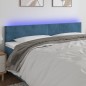 vidaXL LED Kopfteil Dunkelblau 160x5x78/88 cm Samt vidaXL LED Kopfteil Dunkelblau 160x5x78/88 cm Samt