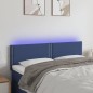 vidaXL LED Kopfteil Blau 144x5x78/88 cm Stoff vidaXL LED Kopfteil Blau 144x5x78/88 cm Stoff