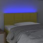 vidaXL LED Kopfteil Grün 100x5x78/88 cm Stoff vidaXL LED Kopfteil Grün 100x5x78/88 cm Stoff