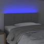vidaXL LED Kopfteil Hellgrau 100x5x78/88 cm Stoff vidaXL LED Kopfteil Hellgrau 100x5x78/88 cm Stoff