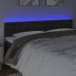 vidaXL LED Kopfteil Schwarz 160x5x78/88 cm Kunstleder vidaXL LED Kopfteil Schwarz 160x5x78/88 cm Kunstleder