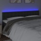 vidaXL LED Kopfteil Schwarz 180x5x78/88 cm Kunstleder vidaXL LED Kopfteil Schwarz 180x5x78/88 cm Kunstleder