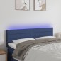 vidaXL LED Kopfteil Blau 144x5x78/88 cm Stoff vidaXL LED Kopfteil Blau 144x5x78/88 cm Stoff