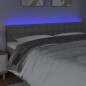 vidaXL LED Kopfteil Grau 200x5x78/88 cm Kunstleder vidaXL LED Kopfteil Grau 200x5x78/88 cm Kunstleder