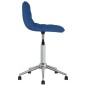 vidaXL Esszimmerstühle 2 Stk. Drehbar Blau Stoff vidaXL Esszimmerstühle 2 Stk. Drehbar Blau Stoff