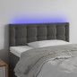 vidaXL LED Kopfteil Dunkelgrau 100x5x78/88 cm Samt vidaXL LED Kopfteil Dunkelgrau 100x5x78/88 cm Samt