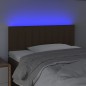 vidaXL LED Kopfteil Dunkelbraun 100x5x78/88 cm Stoff vidaXL LED Kopfteil Dunkelbraun 100x5x78/88 cm Stoff