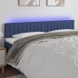 vidaXL LED Kopfteil Blau 180x5x78/88 cm Stoff vidaXL LED Kopfteil Blau 180x5x78/88 cm Stoff