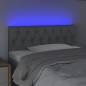 vidaXL LED Kopfteil Hellgrau 100x7x78/88 cm Stoff vidaXL LED Kopfteil Hellgrau 100x7x78/88 cm Stoff
