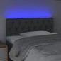 vidaXL LED Kopfteil Dunkelgrau 90x7x78/88 cm Stoff vidaXL LED Kopfteil Dunkelgrau 90x7x78/88 cm Stoff