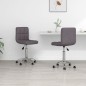Esszimmerstühle 2 Stk. Drehbar Taupe Stoff Esszimmerstühle 2 Stk. Drehbar Taupe Stoff