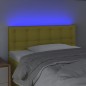 vidaXL LED Kopfteil Grün 100x5x78/88 cm Stoff vidaXL LED Kopfteil Grün 100x5x78/88 cm Stoff