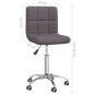 Esszimmerstühle 2 Stk. Drehbar Taupe Stoff Esszimmerstühle 2 Stk. Drehbar Taupe Stoff