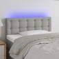 vidaXL LED Kopfteil Hellgrau 100x5x78/88 cm Stoff vidaXL LED Kopfteil Hellgrau 100x5x78/88 cm Stoff