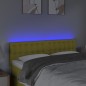 vidaXL LED Kopfteil Grün 144x5x78/88 cm Stoff vidaXL LED Kopfteil Grün 144x5x78/88 cm Stoff