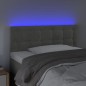 vidaXL LED Kopfteil Hellgrau 80x5x78/88 cm Samt vidaXL LED Kopfteil Hellgrau 80x5x78/88 cm Samt