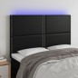 vidaXL LED Kopfteil Schwarz 144x5x118/128 cm Kunstleder vidaXL LED Kopfteil Schwarz 144x5x118/128 cm Kunstleder