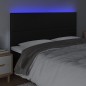 vidaXL LED Kopfteil Schwarz 180x5x118/128 cm Kunstleder vidaXL LED Kopfteil Schwarz 180x5x118/128 cm Kunstleder