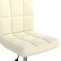 Esszimmerstühle 2 Stk. Drehbar Creme Samt Esszimmerstühle 2 Stk. Drehbar Creme Samt