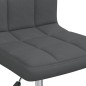 vidaXL Esszimmerstühle 2 Stk. Drehbar Dunkelgrau Stoff vidaXL Esszimmerstühle 2 Stk. Drehbar Dunkelgrau Stoff