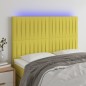 vidaXL LED Kopfteil Grün 144x5x118/128 cm Stoff vidaXL LED Kopfteil Grün 144x5x118/128 cm Stoff