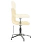Esszimmerstühle 2 Stk. Drehbar Creme Stoff Esszimmerstühle 2 Stk. Drehbar Creme Stoff