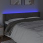 vidaXL LED Kopfteil Dunkelgrau 203x16x78/88 cm Samt vidaXL LED Kopfteil Dunkelgrau 203x16x78/88 cm Samt