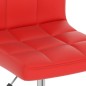 Esszimmerstühle 2 Stk. Drehbar Rot Kunstleder Esszimmerstühle 2 Stk. Drehbar Rot Kunstleder