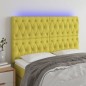 vidaXL LED Kopfteil Grün 160x7x118/128 cm Stoff vidaXL LED Kopfteil Grün 160x7x118/128 cm Stoff