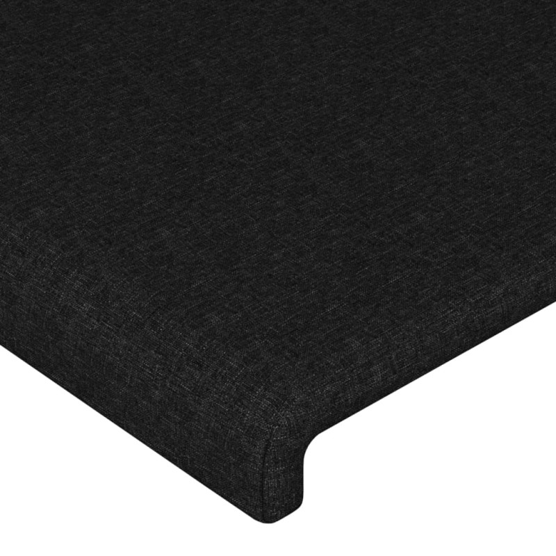 vidaXL LED Kopfteil Schwarz 147x16x78/88 cm Stoff vidaXL LED Kopfteil Schwarz 147x16x78/88 cm Stoff