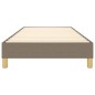 vidaXL Boxspringbett Taupe 90x190 cm Stoff vidaXL Boxspringbett Taupe 90x190 cm Stoff