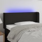 vidaXL LED Kopfteil Schwarz 93x16x78/88 cm Stoff vidaXL LED Kopfteil Schwarz 93x16x78/88 cm Stoff