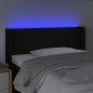vidaXL LED Kopfteil Schwarz 93x16x78/88 cm Stoff vidaXL LED Kopfteil Schwarz 93x16x78/88 cm Stoff