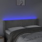 vidaXL LED Kopfteil Hellgrau 147x16x78/88 cm Samt vidaXL LED Kopfteil Hellgrau 147x16x78/88 cm Samt