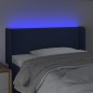 vidaXL LED Kopfteil Blau 103x16x78/88 cm Stoff vidaXL LED Kopfteil Blau 103x16x78/88 cm Stoff